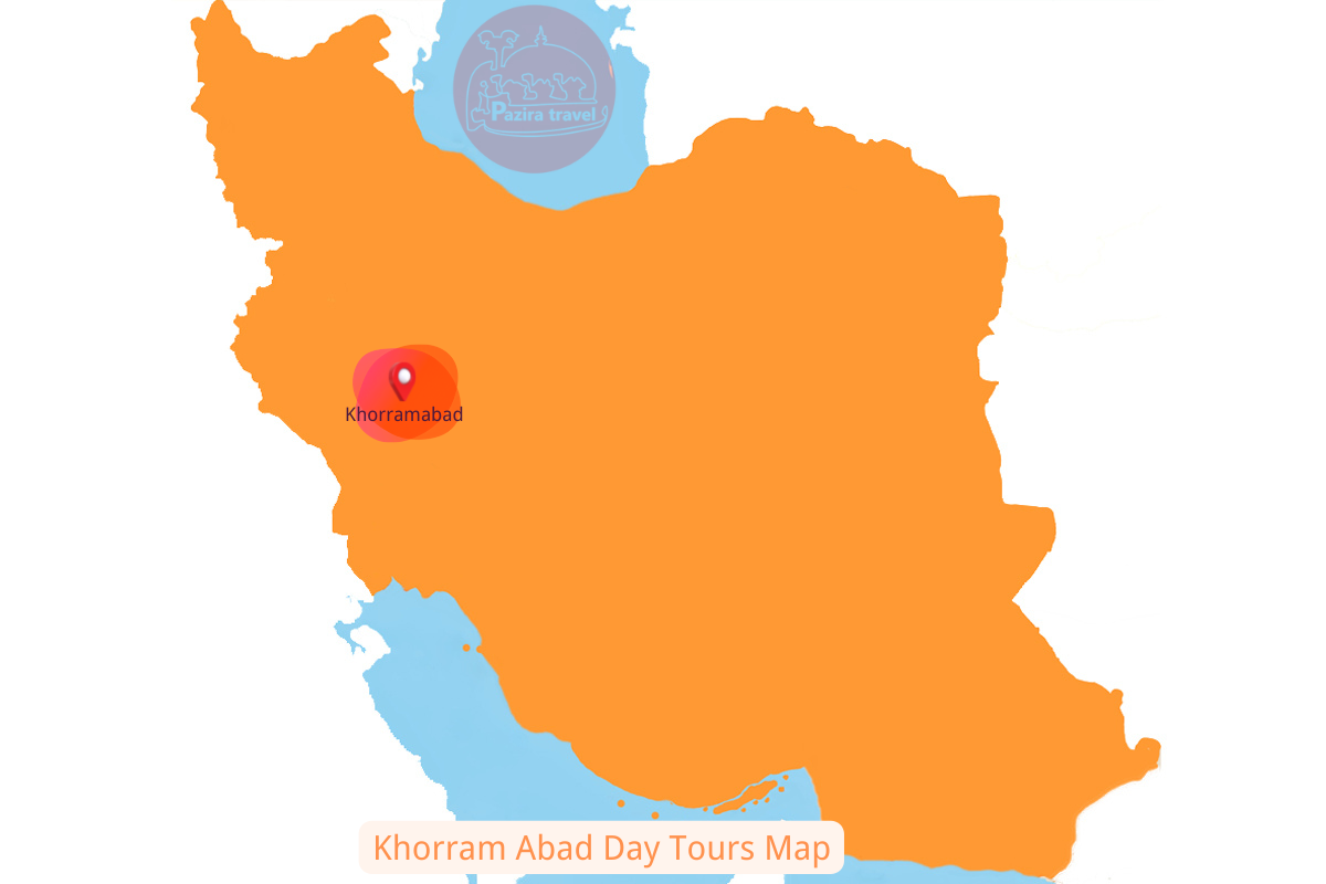 ¡Explora la ruta de viaje de Khorramabad en el mapa!